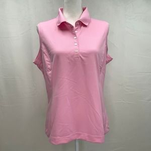 Nike Golf | Pink Sleeveless DriFit Shirt, Size L